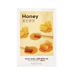Missha Airy Fit Sheet Mask Honey Μάσκα Προσώπου για Καταπράυνση, 1τεμ