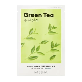 Missha Airy Fit Sheet Mask Green Tea Υφασμάτινη Μάσκα Προσώπου Με Πράσινο Τσάι 19gr