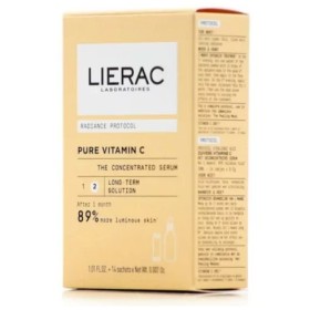 Lierac Radiance Protocol Pure Vitamin C Συγκεντρωμένος Ορός με 20% Καθαρή Βιταμίνη C 30ml & 14 Φακελίσκοι
