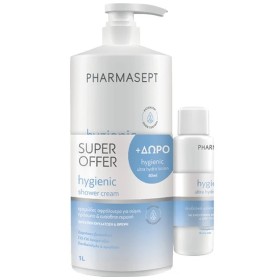Pharmasept Promo Hygienic Shower Cream 1L & Δώρο Hygienic Ultra Hydra Lotion 80ml