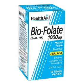 Health Aid Bio-Folate 1000mg, 90tabs