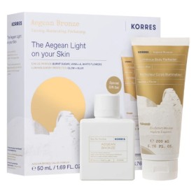 Korres Aegean Bronze Gift Set Περιποίησης Σώματος με Aegean Bronze Luminous Body Perfecter Ενυδατική Μους Λάμψης Σώματος, 200ml & Aegean Bronze Eau De Parfum, 50ml, 1σετ