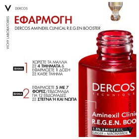 Vichy Dercos Aminexil Clinical R.E.G.E.N. Booster Ορός Ενδυνάμωσης Μαλλιών Ενάντια στην Τριχόπτωση 90ml – φωτογραφία 3