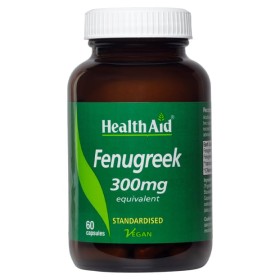 Health Aid Fenugreek 300mg Συμπλήρωμα Διατροφής Τριγωνέλλας για την Πέψη 60 caps