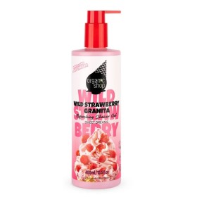 Organic Shop by Natura Siberica Ice Cream Wild Strawberry Granita, Αφρόλουτρο για Αναζωογόνηση με Εκχύλισμα Άγριας Φράουλας, 400ml