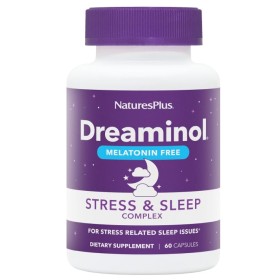 Natures Plus Dreaminol Stress & Sleep Complex without Melatonin for Sleep 60 Capsules