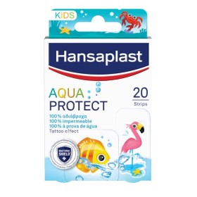 Hansaplast Aqua Protect Kids Παιδικά Επιθέματα 100% Αδιάβροχα & Διάφανα, 20τεμ
