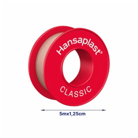 Hansaplast Αυτοκόλλητη Επιδεσμική Ταινία Classic 1,25cm x 5m 1 τμχ – φωτογραφία 2