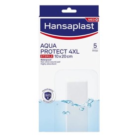 Hansaplast Aδιάβροχα και Αποστειρωμένα Αυτοκόλλητα Επιθέματα Aqua Protect 4XL 10x20cm 5τμχ