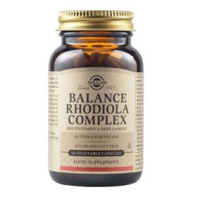 Συμπλήρωμα Διατροφής Ροδιόλα Balance Rhodiola Complex Solgar 60 caps