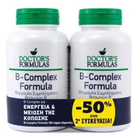 Doctor's Formulas B-Complex Promo (+50% στην 2η Συσκευασία), 2x60caps