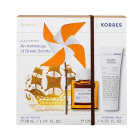 Korres Aνδρικό Promo Pack Black Pepper Άρωμα, 50ml & Black Pepper Γαλάκτωμα για Μετά το Ξύρισμα, 125ml, 1σετ