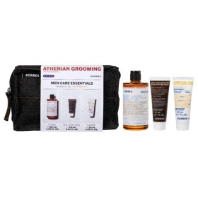 Korres Promo Μen Care Athenian Grooming Bergamot & Leather Άρωμα 100ml, Αντιγηραντική Κρέμα Προσώπου & Ματιών 20ml, Gel Καθαρισμού για Πρόσωπο & Γένια 20ml & Δώρο Νεσεσέρ, 1σετ