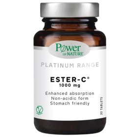 Power Of Nature Platinum Range Ester-C Βιταμίνη για Ενέργεια & Ανοσοποιητικό 1000mg 30 ταμπλέτες