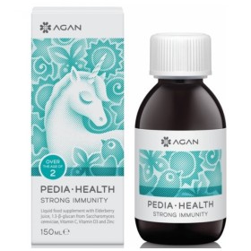 Agan Pedia Health Strong Immunity Συμπλήρωμα Διατροφής για την Ενίσχυση του Ανοσοποιητικού των Παιδιών, 150ml