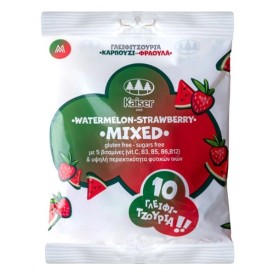 Kaiser Γλειφιτζούρια Mixed Καρπούζι & Φράουλα 10 τεμάχια