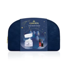Garden Blue Velvet Pouch με Θρεπτική Κρέμα Νύχτας με Αβοκάντο, 50ml & Mini Liquid Lipstick Matte Glorious Red, 2ml
