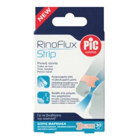 Pic Solution RinoFlux Strip Nasal Plaster Ρινική Ταινία 6.7x2.0cm 30 τμχ