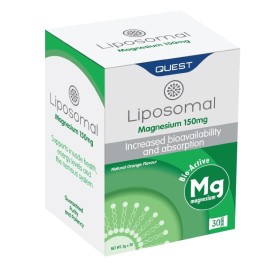 Quest Liposomal Magnesium 150mg Λιποσωμικό Μαγνήσιο Αυξημένης Απορρόφησης 30 Φακελάκια