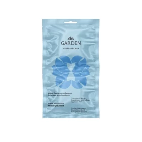 Garden Hydra Splash Μάσκα Προσώπου Για Εντατική Ενυδάτωση & Αναζωογόνηση Με Υαλουρονικό Νάτριο & Ρόδι 2x8ml