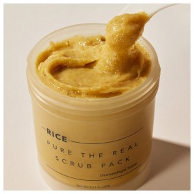 Thank You Farmer Rice Pure The Real Scrub Pack & Μάσκα Προσώπου, 100ml – φωτογραφία 3