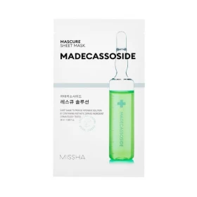 Missha Madecassoside Mascure Sheet Mask Καταπραϋντική Μάσκα Προσώπου, 1τεμ