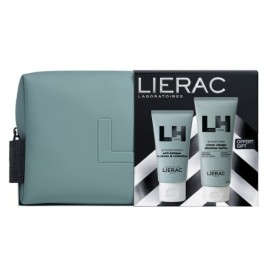 Lierac Homme Xmas Set Σετ Ανδρικής Περιποίησης με Energizing Moisturizing Gel Τζελ Ενυδάτωσης Προσώπου για Άνδρες, 50ml & Δώρο All-Over Shower Gel Ανδρικό Αφρόλουτρο, 200ml & Νεσεσέρ, 1τεμ