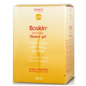 Boderm Boskin Shower Gel Καθαριστικό Σώματος για την Περιποίηση της Ατοπικής & με Δερματικά Προβλήματα Επιδερμίδας, 300ml