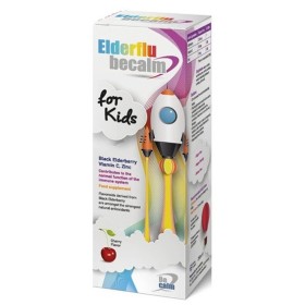 Be Calm Elderful Kids Προστατεύει από τους Ιούς της Γρίπης & του Κρυολογήματος με Γεύση Κεράσι 250ml