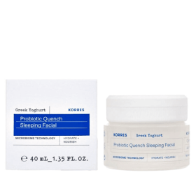 Korres Greek Yoghurt Probiotic Quench Sleeping Facial Κρέμα Νύχτας για Αναπλήρωση και Θρέψη 40ml