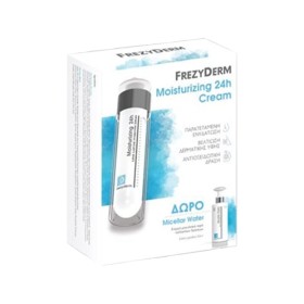 Frezyderm Promo Moisturizing Cream 24h Ενυδατική Κρέμα Προσώπου & Λαιμού 50ml & Δώρο Micellar Water Deep Cleansing & Detoxifying Ενεργό Νερό Καθαρισμού 50ml