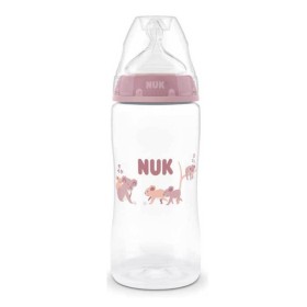 Nuk Μπιμπερό Πλαστικό First Choice Plus PP με Θηλή Σιλικόνης & Ένδειξη Θερμοκρασίας Κοάλα Ροζ 3m+ 300ml