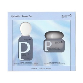 Panthenol Extra Promo Hydration Power Set Face & Eye Serum Ενυδατικός Ορός Αντιγήρανσης για Πρόσωπο & Μάτια 30ml & Hydrating & Protecting Κρέμα Ημέρας με SPF15 50ml