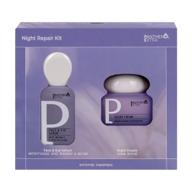 Panthenol Extra Promo Night Repair Kit Face & Eye Serum Αντιρυτιδικός Ορός Προσώπου & Ματιών 30ml & Night Cream Ενυδατική Νύχτας Προσώπου & Ματιών 50ml
