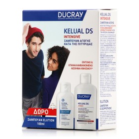 Ducray Promo Αγώγή Κατά της Πιτυρίδας- Σαμπουάν Kelual Ds Intensive 100mL+ ΔΩΡΟ Σαμπουάν Elution 100mL