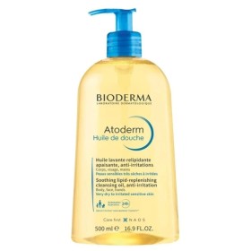 Bioderma Atoderm Huile De Douche Cleansing Oil Απαλό Αφρόλουτρο σε Ελαιώδη Μορφή κατά των Ερεθισμών για το Ευαίσθητο Ξηρό προς Ατοπικό Δέρμα, 500ml