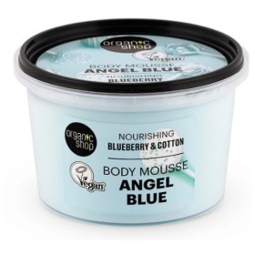 Organic Shop by Natura Siberica Angel Blue Body Mousse Nourishing Blueberry & Cotton Μους Σώματος με Μύρτιλο & Βαμβάκι, 250ml