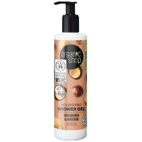 Natura Siberica Organic Shop Αφρόλουτρο σε Gel Βιολογικό Macadamia & Αβοκάντο 280ml