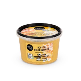 Natura Siberica Organic Shop Sauna Honey Salt Exfoliating Body Scrub-Απολεπιστικό Σώματος Μέλι & Φρέσκος Άρκευθος, 250ml