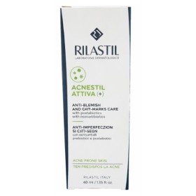 Rilastil Acnestil Attiva Anti-Blemish Cream 40ml Κρέμα Ενάντια των Ατελειών της Λιπαρής με Τάση Ακμής Επιδερμίδας