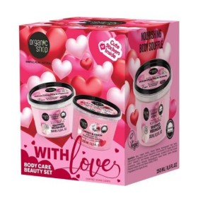 Organic Shop Promo With Love Body Care Beauty Set Scrub Σώματος, 250ml & Ενυδατικό Σουφλέ Σώματος, 250ml, 1σετ