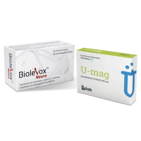 Uplab Biolevox Neuro 30 Ταμπλέτες + Δώρο U Mag Magnesium Citrate 300 mg x 30