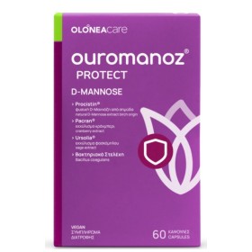 Olonea Ouromanoz Protect Με D-Μαννόζη & Κράνμπερι Για το Ουροποιητικό Σύστημα 60 κάψουλες