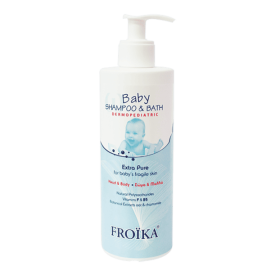 Froika Βaby Shampoo & Bath, Καθημερινό Βρεφικό Αφρόλουτρο & Σαμπουάν 400ml
