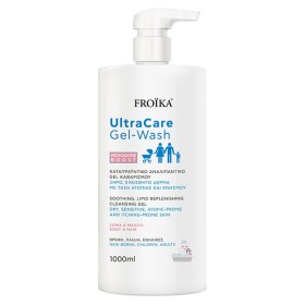 Froika UltraCare Gel-Καταπραϋντικό, Αναλιπαντικό Gel Καθαρισμού για Πολύ Ξηρό & Ευαίσθητο Δέρμα με Τάση Ατοπίας & Κνησμού,1000ml