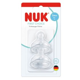 Nuk First Choice Θηλές από Σιλικόνη Μεσαίας Ροής για 3+ μηνών 2τμχ