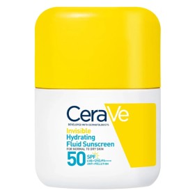 CeraVe Invisible Hydrating Fluid Sunscreen Αντηλιακό Προσώπου για Κανονική έως Ξηρή Επιδερμίδα SPF50, 50ml