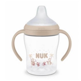 Nuk Perfect Match Εκπαιδευτικό Ποτήρι Για 6+Μηνών με Σχέδιο Μαϊμουδάκια Μπεζ 150ml