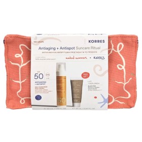 Korres Promo Antiaging & Antispot Suncare Ritual Αντηλιακή & Αντιρυτιδική Προστασία με Red Grape SPF50 50ml & Black Pine Firming Moisturizer 20ml & Δώρο Νεσεσέρ