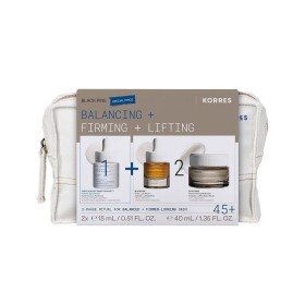 Korres Black Pine Balancing & Firming & Lifting Super Serum Ορός με Προβιοτικά, 15ml & Black Pine Ορός, 15ml & Black Pine Κρέμα Ημέρας, 40ml & Δώρο Νεσεσέρ